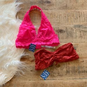 NWT Lace Free People Bra Bundle Size Small